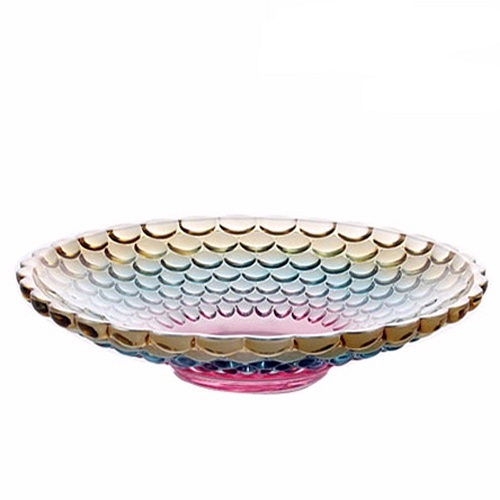 LOSTRYY Glass crystal tray fruit plate atmospheric dry fruit pots By OTTO INTERNATIONAL