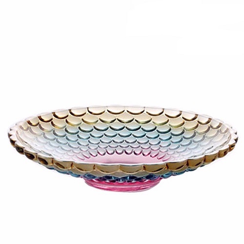 LOSTRYY Glass crystal tray fruit plate atmospheric dry fruit pots