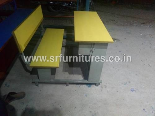 Eco-Friendly Dual Desk Furniture For Schools