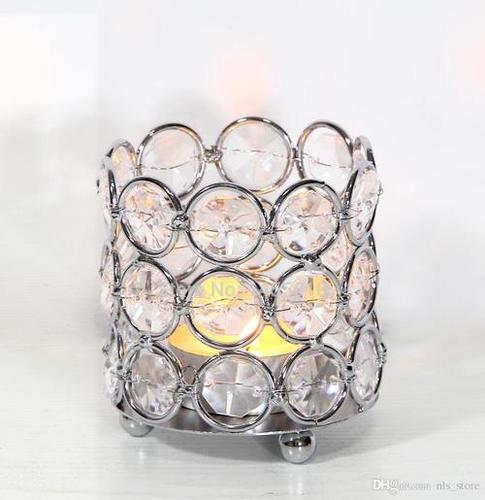 Crystal Beaded Bling Votive Candle Holder Tealight Holder For Wedding Decor, Home Decor, Gifts `