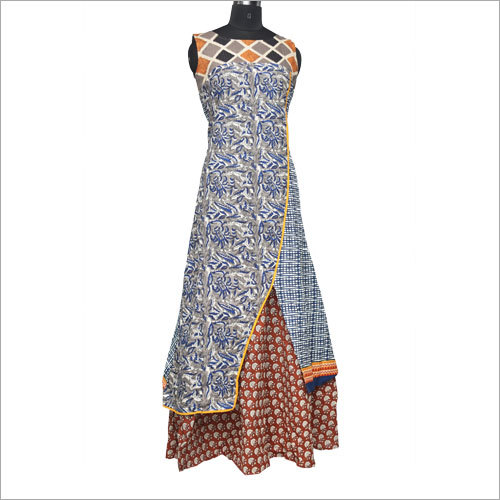 Cotton Patch Panel Kurti