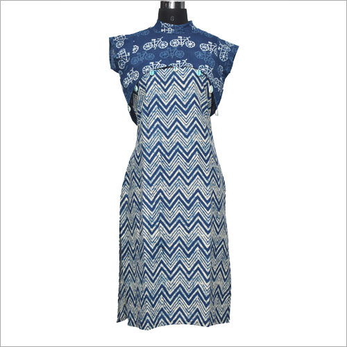 Cotton Printed Quilted Kurti