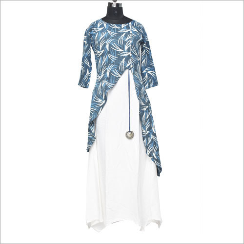 Cowl Rayon Tassel Kurti