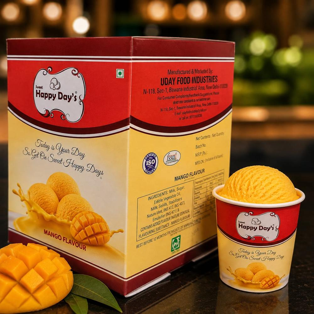 4 Liter mango ice cream