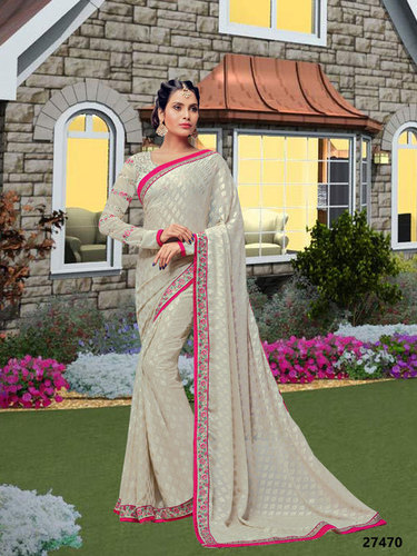 Cotton Silk Wedding Wear Saree