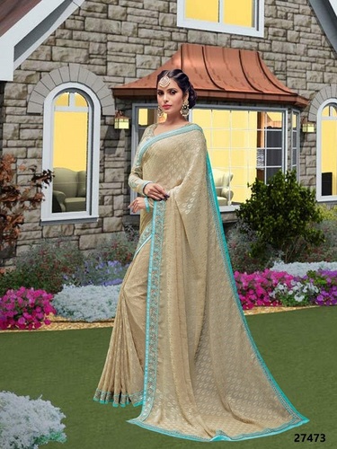 Cotton Silk Festive Wear Designer Saree