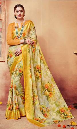 Cotton Silk Modern Designed Saree