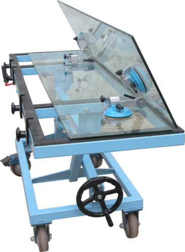 Glass-Gluing Clamp - Aluminum Alloy, 14 3/4x7 9/16x4 1/8 Inches | Enhanced Measurement System, Angle Adjustment 45-270 Degrees, High-Grade Rubber Suction Cups