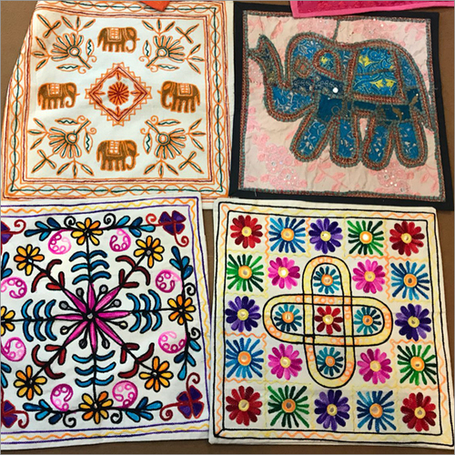 Multithread Embroidery Cushion Cover Set