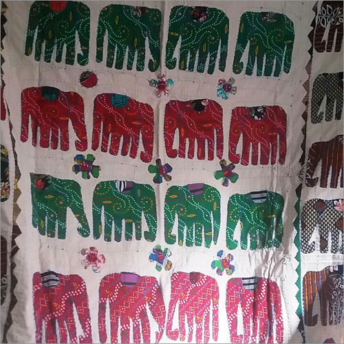 Hand Painted Elephant Cloth Fabric