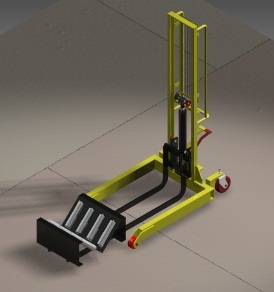 Mild Steel Heavy Duty Drum Change Trolley