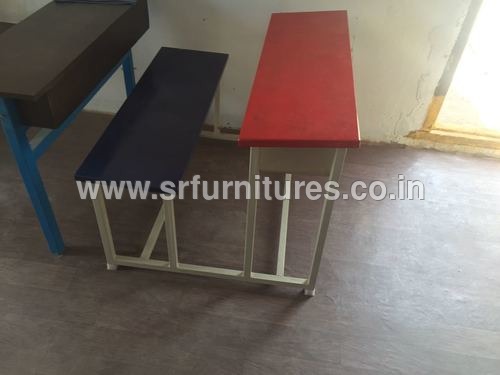 Black And Red Multi Color Class Benches