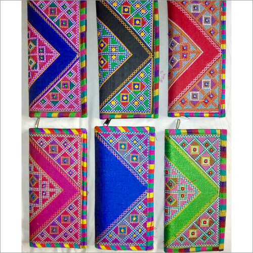 Handmade Embroidered Clutch Purse