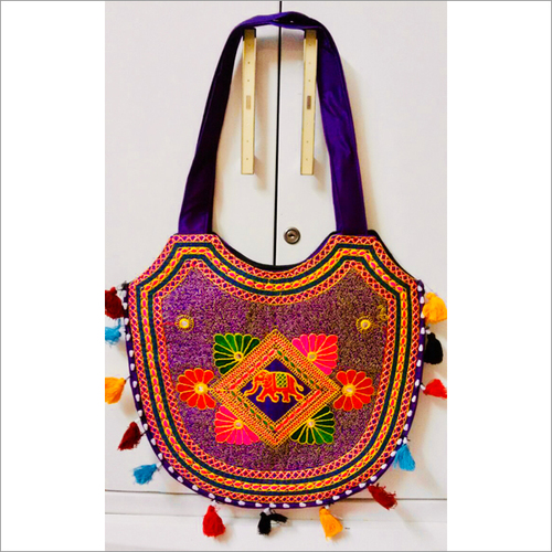 Handmade Embroidered Tassels Shoulder Bag