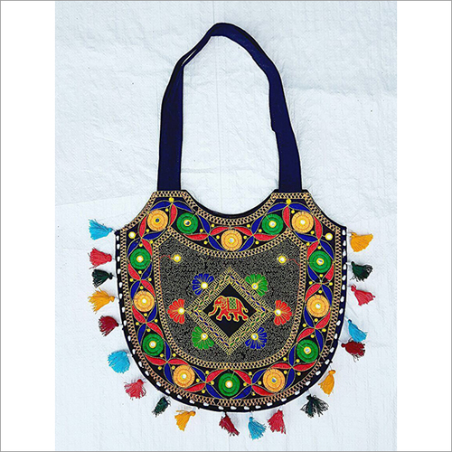 Handmade Embroidery Tassel Banjara Bag