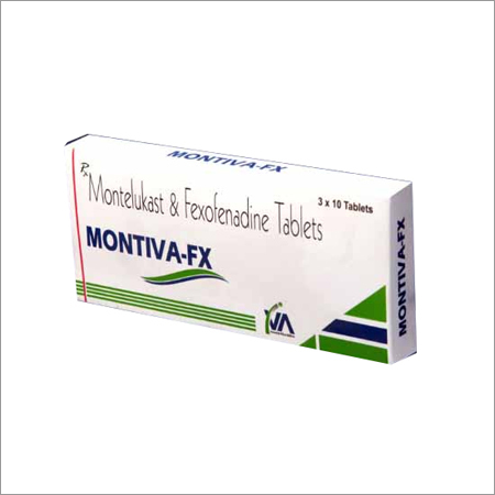 Montelukast 10 mg  Fexofenadine 120 mg.