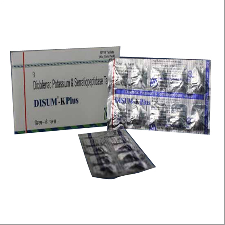 Diclofenace Pottasium 50mg Serratiopeptidase 10mg