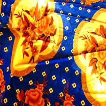 Velvet Bed Cover Fabric