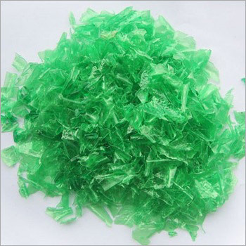 Plastic Green Flakes Scrap
