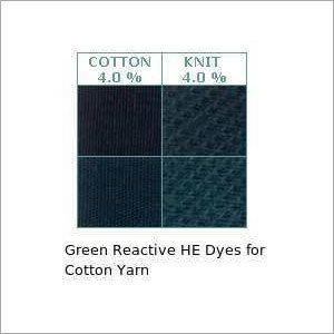 Green Reactive HE Dyes For Cotton Yarn By NAVIN CHEMICALS