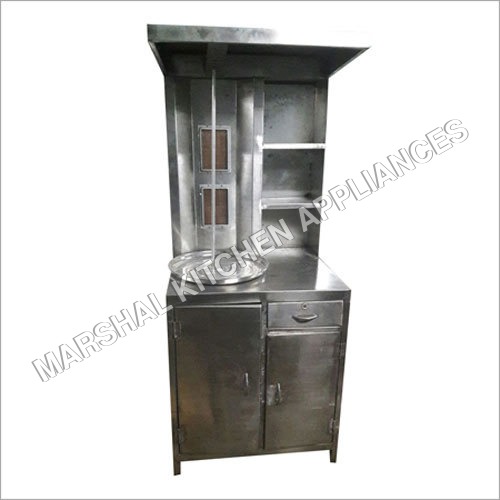 Shawarma Machine - Stainless Steel, 127-203.2 mm Height | Electric Powered, Hotel Installation Guide Provided