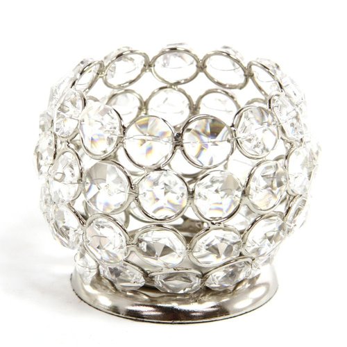 Beautiful Crystal Tealight Holder - Small Globe