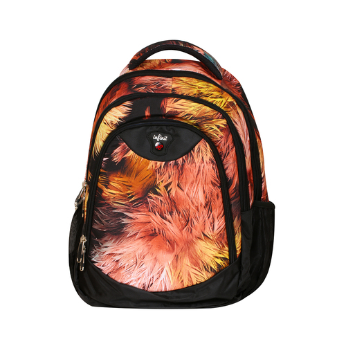 Orange Infinit Laptop Backpack