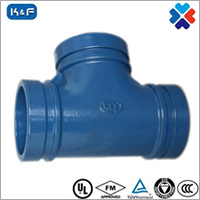 Ductile Iron Grooved Pipe Grooved Tee