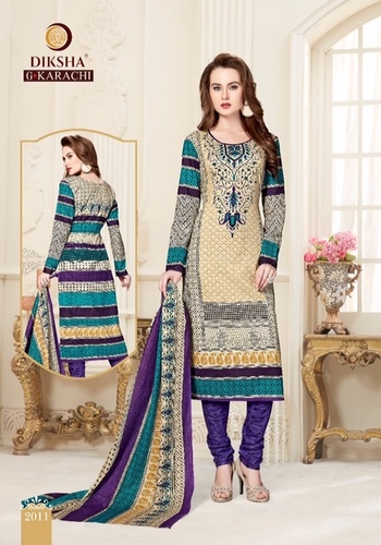 COTTON PRINTED DRESS MATERIALS