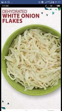 Dehydrated White Onion Flakes - 1 To 8 Mm Size Range, White Color | A Grade Quality, Dried Vegetable With Unique Flavor And Aroma