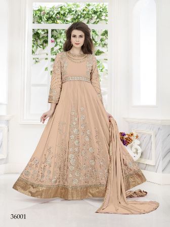 Indian Heavy Designed Net Anarkali Suit