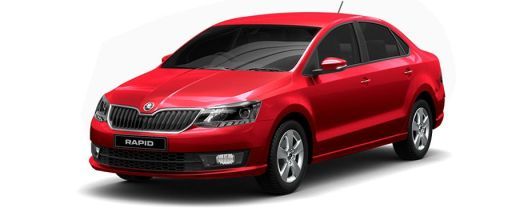 Skoda Rapid Flash Red