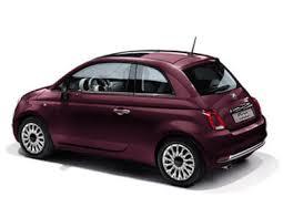 Fiat 500 - Burgundy FWD Euro 6 Petrol/Diesel, Compact Size Stylish Design Fuel Efficient Urban Car