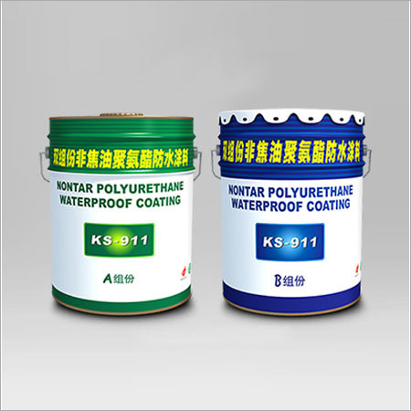 Aquacoat KS-911 Nontar two-component polyurethane waterproof coating