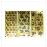 Chemical Edge Cut Brass Jali