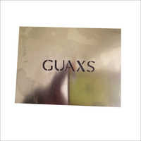 Chemical Edge Cut Ss Name Plate