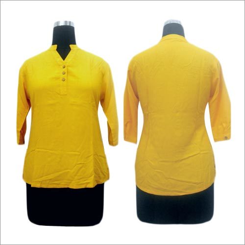 Ladies Yellow Top