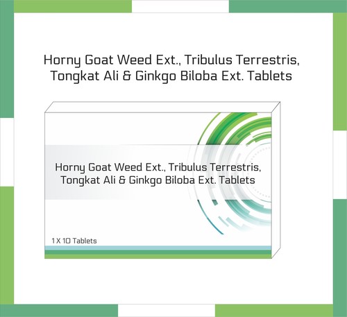 Horny Goat Weed Ext., Tribulus Terrestris, Tongkat Ali, Gingko Biloba Ext. Tablet By ZEON BIOTECH PRIVATE LIMITED