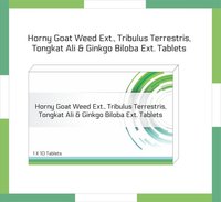 Horny Goat Weed Ext., Tribulus Terrestris, Tongkat Ali, Gingko Biloba Ext. Tablet