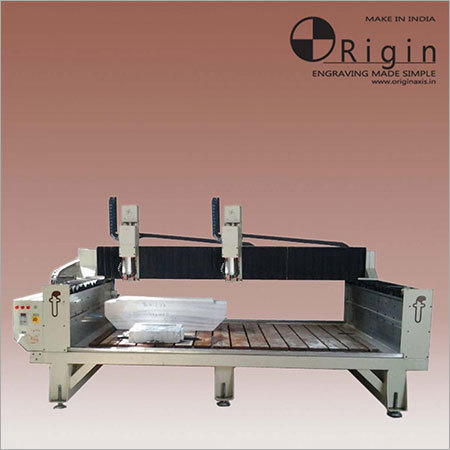 450Z Horizontal Dual Spindle CNC Engraving Machine - 5.5Kw Dual Spindle, 0.1mm Precision, 8000 mm/m Engraving Speed, Water Cooling, Easy Servo Motors