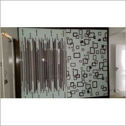 Designer Wall Painted Glass