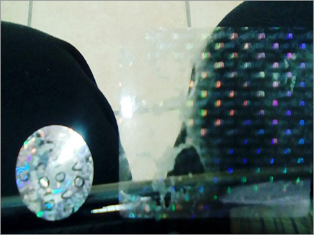 Silver Hologram Sticker