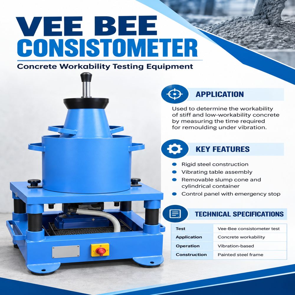Vee Bee Consistometer - Application: Concrete Test