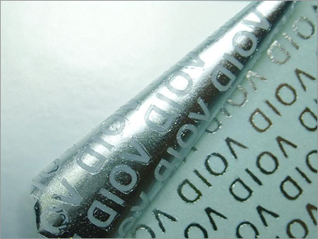 Matte Silver Void Security Labels