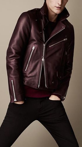 Boys Leather Jacket - Woolen Fabric, Dawn Feather Filling, Available in L, M, XL, XXL, Full Sleeves, Winter Season Wear