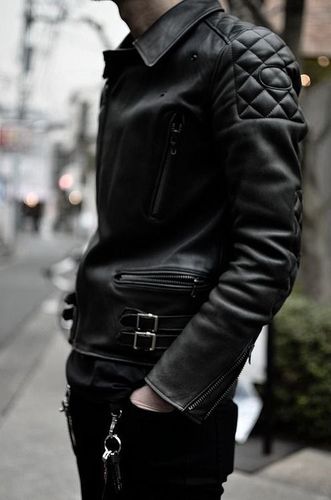 Woolen Imported Leather Jacket