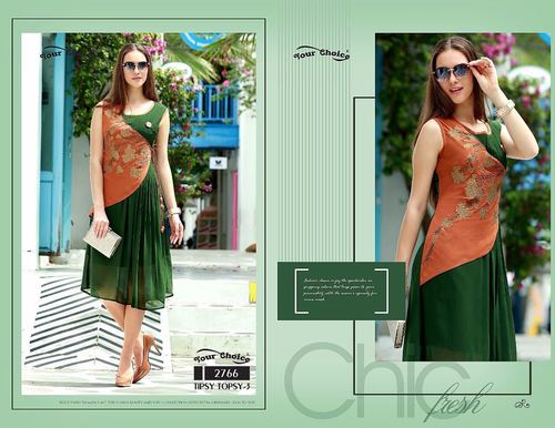 PARTY WEAR KURTI WITH GOOD FINISHING