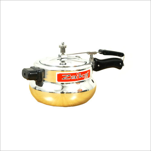 5.5 Ltr. Pressure Cooker - Aluminum Material | Easy-Hold Dual Side Handles, Open Design for Effortless Cooking