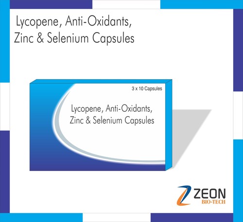 Lycopene, Anti Oxidants, Zinc & Selenium Capsules