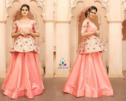 DIGITAL PRINTED DESIGNER GOWN